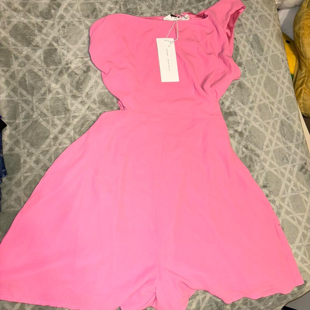 Lush Pink Romper - Picture 1 of 4